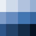 Nuancier Bleu turquin