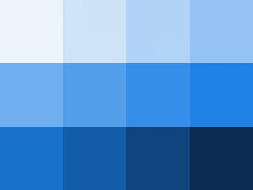 Nuancier Bleu de France