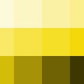 Nuancier Jaune bouton d'or