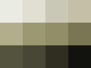 Nuancier : Brun mastic Nuancier Brun mastic