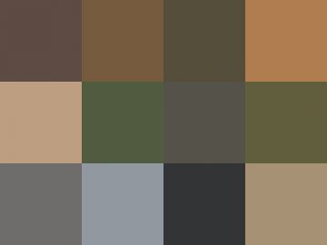 Nuancier : Camouflage Colors US Army Nuancier Camouflage Colors US Army