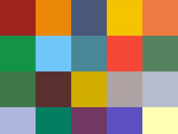 Nuancier : Carnaval (1) Nuancier Carnaval (01)
