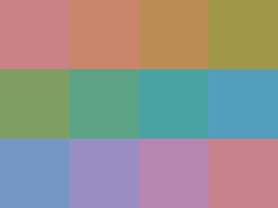Nuancier chromatique Munsell 40 couleurs