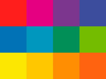 Nuancier : chromatique Johannes Itten (12 nuances) Nuancier chromatique Johannes Itten - 12 nuances