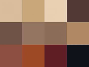 Nuancier : couleurs des cheveux (7) Nuancier Couleurs des cheveux (07)