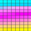 Nuancier Cyan-Magenta-Jaune