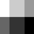 Nuancier 4 et 6 niveaux de gris