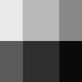 Nuancier 6 niveaux de gris