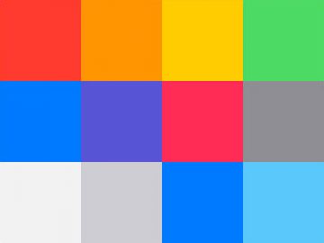 Nuancier : iOS 10 Nuancier iOS 10