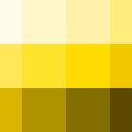 Nuancier Jaune banane