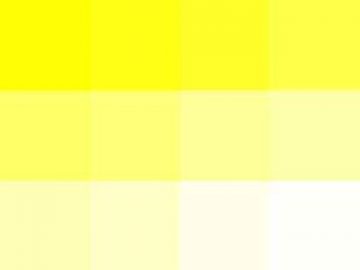 Nuancier Jaune-Blanc