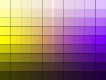 Nuancier Jaune-Violet (01)