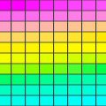 Nuancier Magenta-Jaune-Cyan