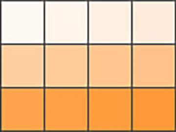 Nuancier : Orange (1) Nuancier Orange (01)