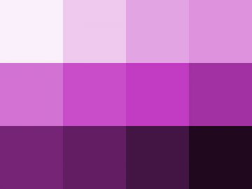 Nuancier : Rose mauve (1) Nuancier Rose mauve (1)