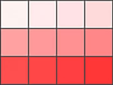 Nuancier : Rouge (1) Nuancier Rouge (01)