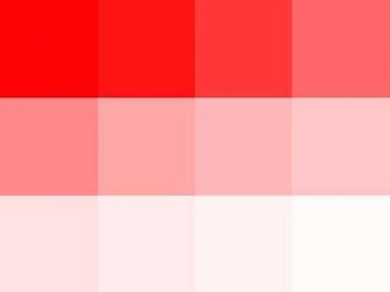 Nuancier : Rouge-Blanc Nuancier Rouge-Blanc
