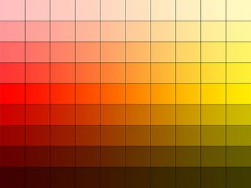 Nuancier Rouge-Jaune (01)