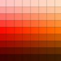 Nuancier Rouge-Orange (01)