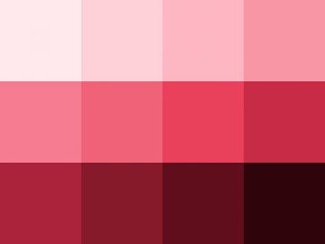 Nuancier : Rouge Passe-velours Nuancier Rouge Passe-velours