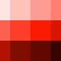 Nuancier Rouge vermillon (1)
