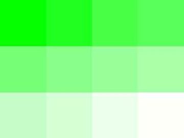Nuancier : Vert-Blanc Nuancier Vert-Blanc