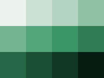 Nuancier Vert sauge