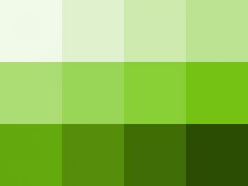 Nuancier : Vert tilleul Nuancier Vert tilleul