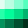 Nuancier Vert irlandais