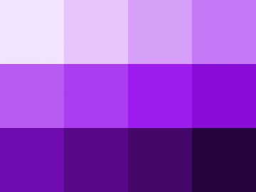 Nuancier : Violet (2) Nuancier Violet (2)