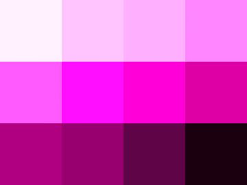 Nuancier : Violet zinzolin Nuancier Violet zinzolin