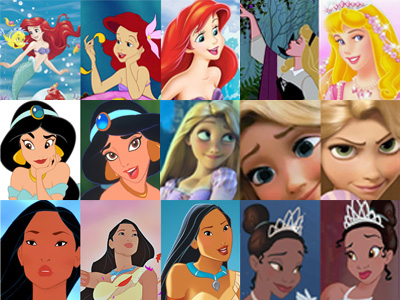 Nuanciers princesses Disney (1)