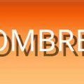 Ombre plate