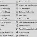 Les outils prédéfinis