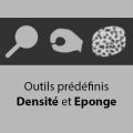 Outils prédéfinis Densité et Eponge (01)