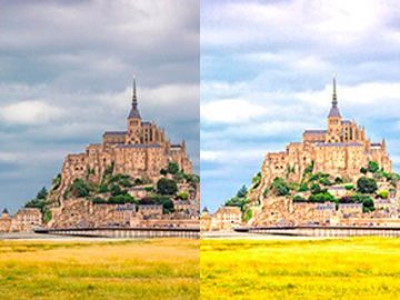 Paramètres Virage HDR : Tons clairs et foncés Paramètres prédéfinis Virage HDR Tons clairs et foncés