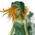 Étapes de la peinture de l'Elfe des bois - HélèneM