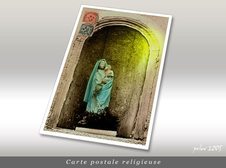 Carte postale religieuse