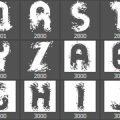 Pinceaux Alphabet (1)