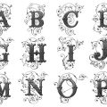 Pinceaux Alphabet (3)