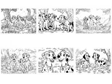 Pinceaux Disney (1) - 101 dalmatiens