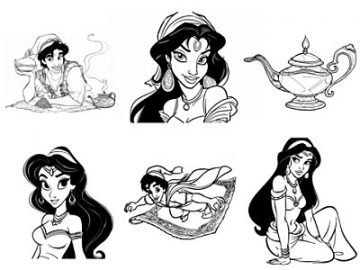 Pinceaux Disney (3) - Aladdin
