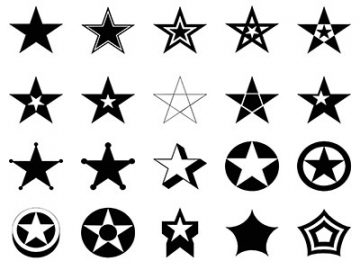 Pinceaux : Étoiles (2) Pinceaux Étoiles (2)