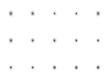 Pinceaux : Étoiles (3) Pinceaux Étoiles (3)
