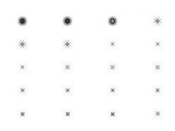 Pinceaux : Étoiles (5) Pinceaux Étoiles (5)