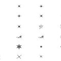 Pinceaux Étoiles (6)