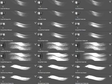 Pinceaux inclus dans Photoshop Pinceaux inclus dans Photoshop