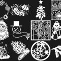 Pinceaux Noël (1)