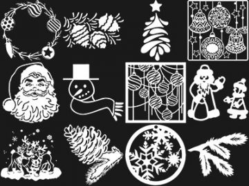 Pinceaux : Noël (1) Pinceaux Noël (1)