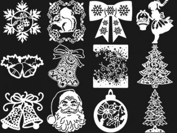 Pinceaux : Noël (2) Pinceaux Noël (2)